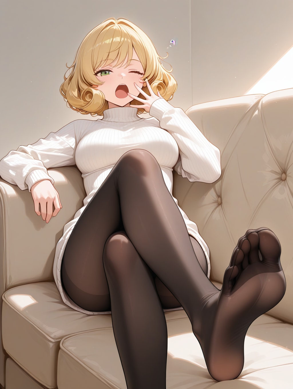 だらけるおねえさん | の人気AIイラスト・グラビア