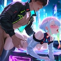 [3枚] 「ここセックスヘイブンの女たちは裸同然の恰好でストリートを歩いているの。なぜかって？そりゃ当然いい男見つけたらすぐハメるためよ！イクっ♥」（えっちなおねえさん９２６の１） 3枚目