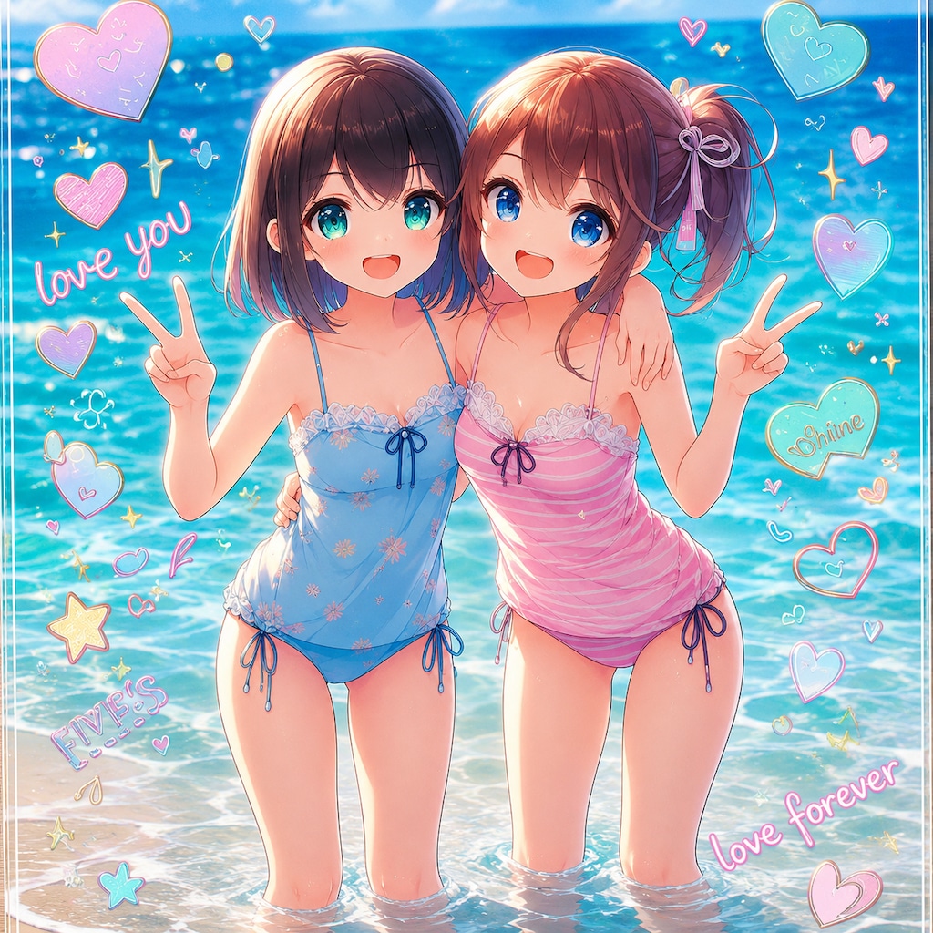 海の思い出(DALL-E)(2)