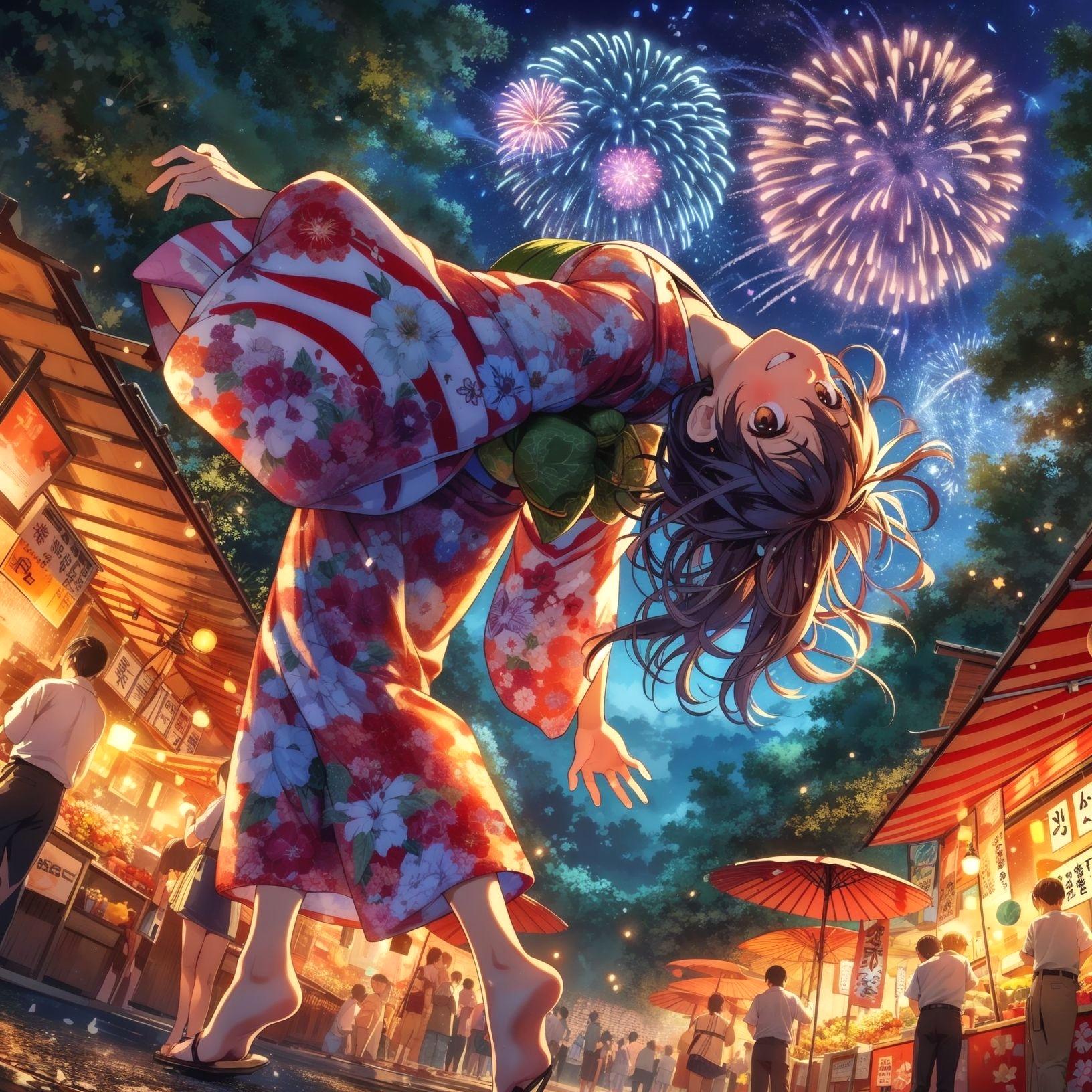 夏祭りの喧騒と | の人気AIイラスト・グラビア