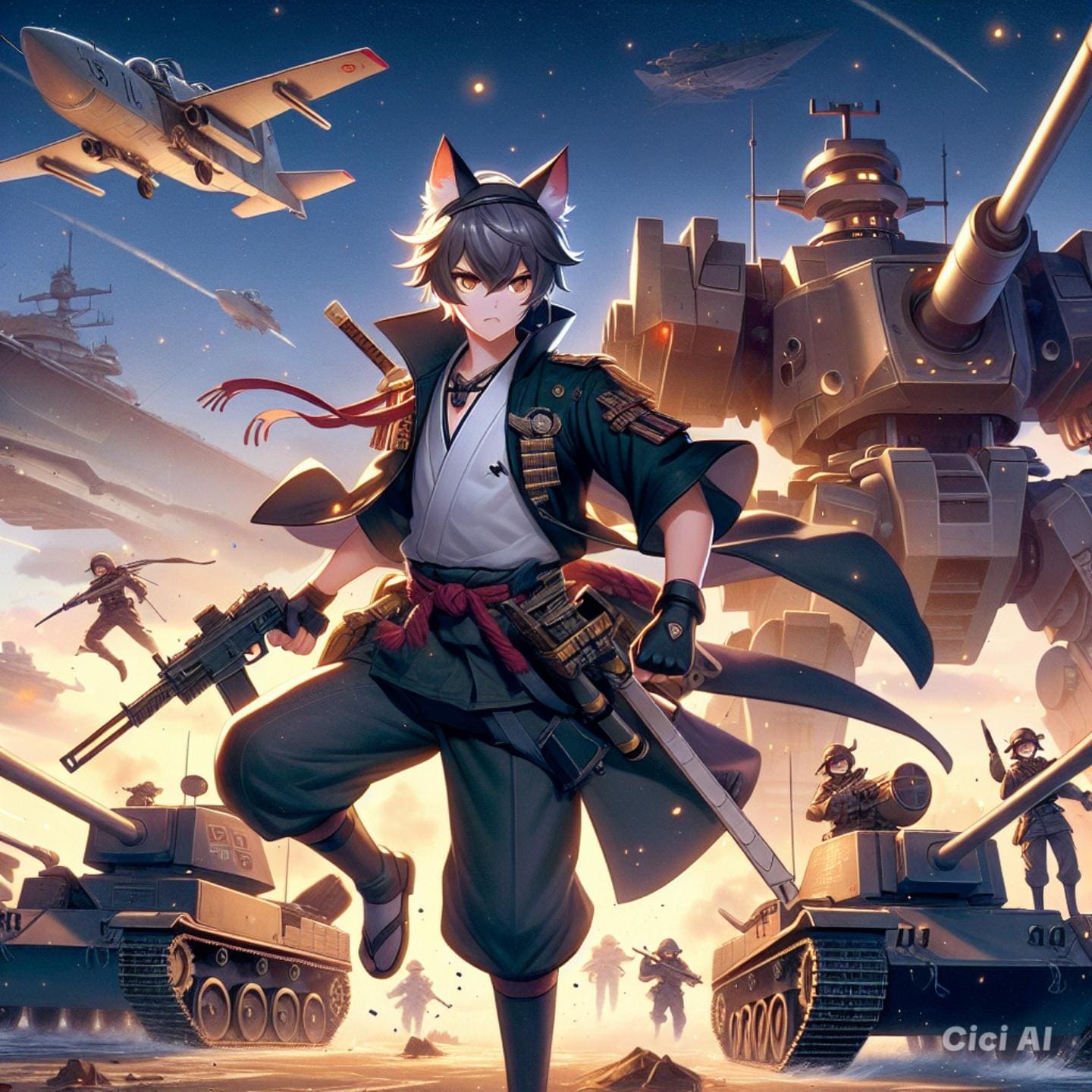 突撃する！ | の人気AIイラスト・グラビア