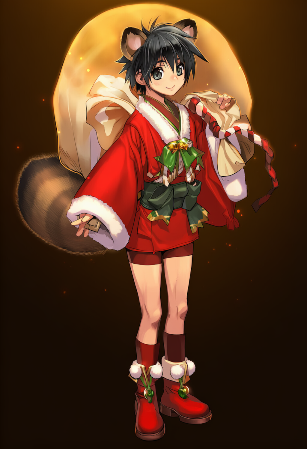 クリスマス風のイケメン