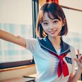 元気な女子高生 5枚目