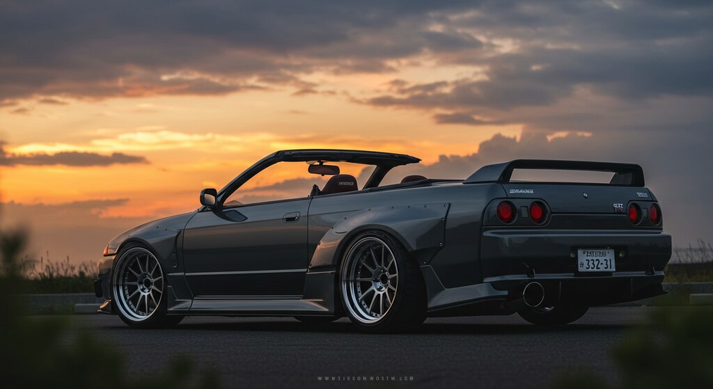 R32GT-Rオープンカーのドリ車