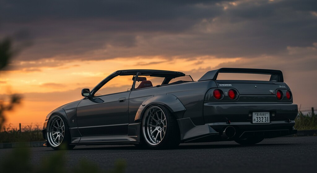 R32GT-Rオープンカーのドリ車