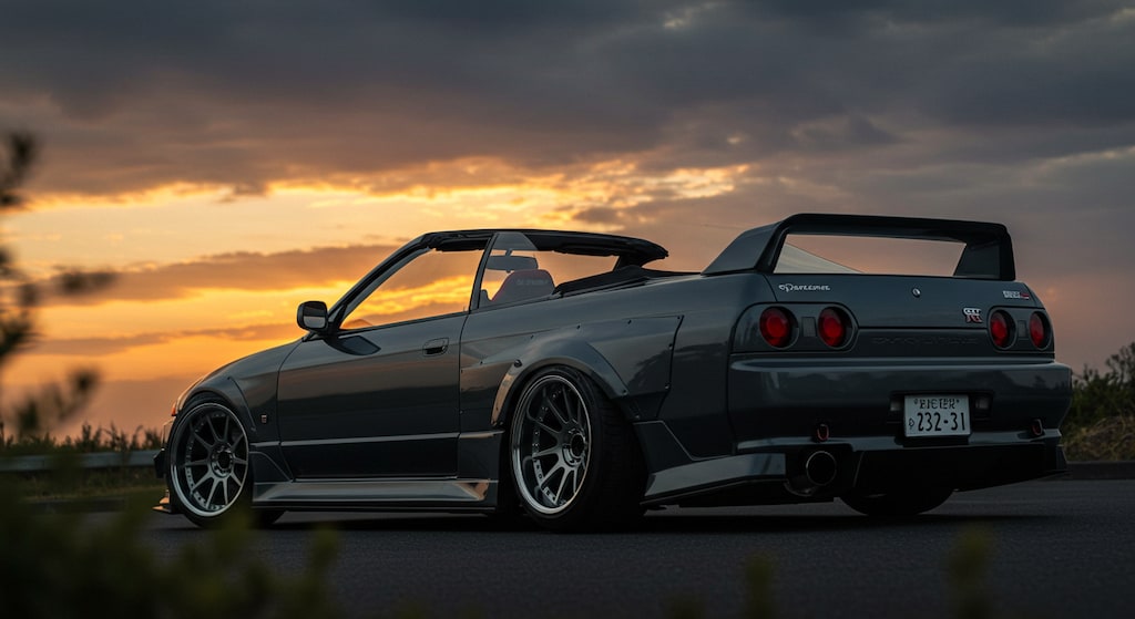 R32GT-Rオープンカーのドリ車