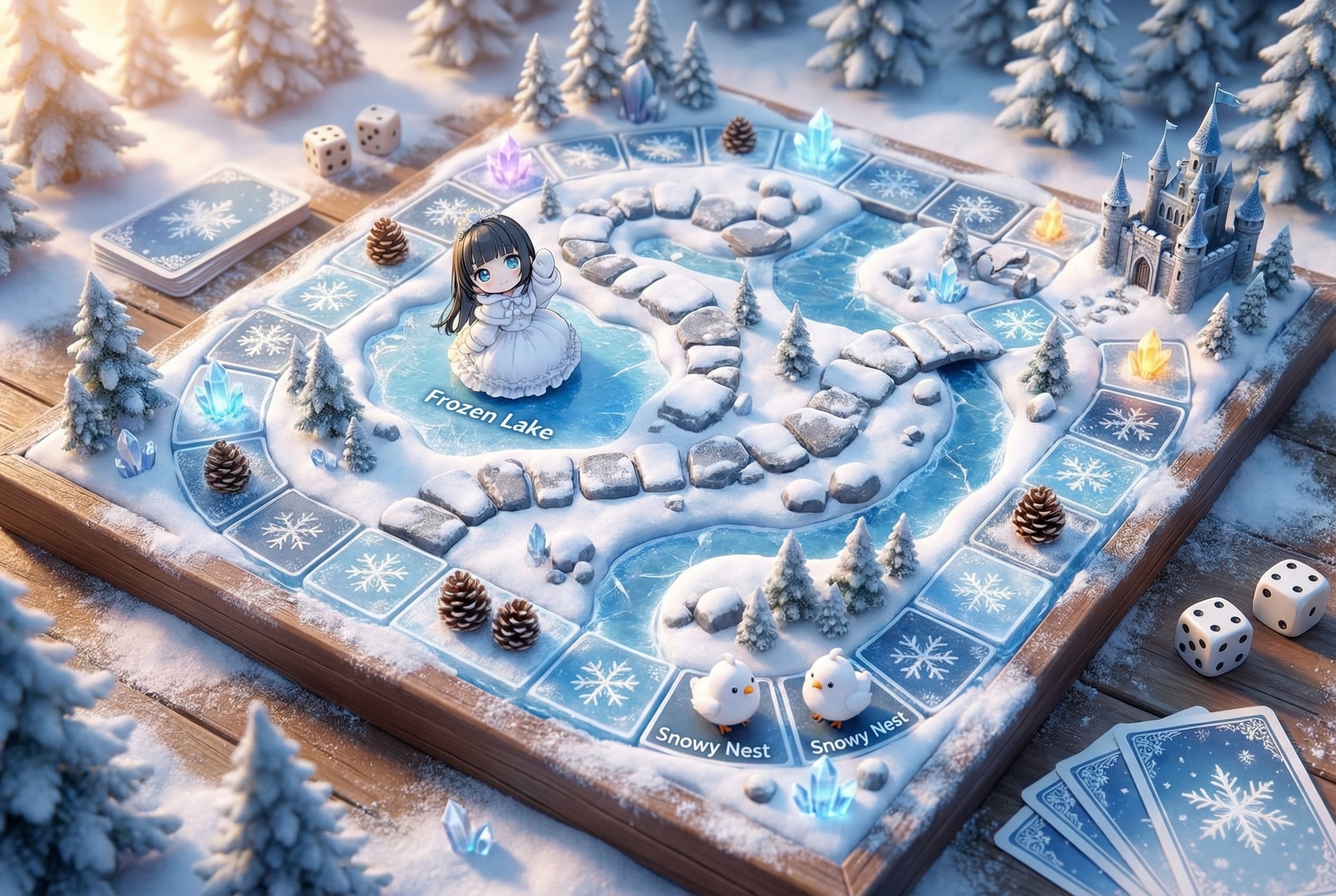 ちび姫すごろく | の人気AIイラスト・グラビア