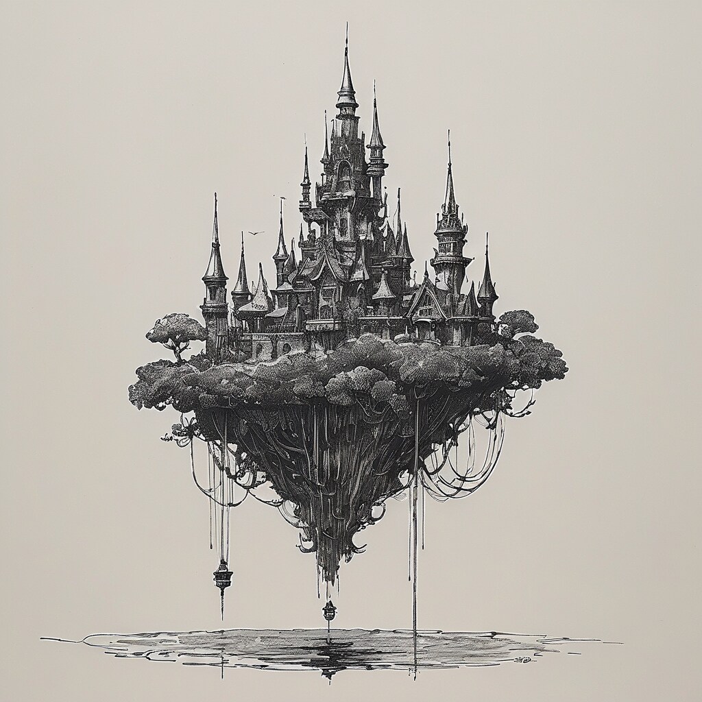 空想の空島 #1 | の人気AIイラスト・グラビア