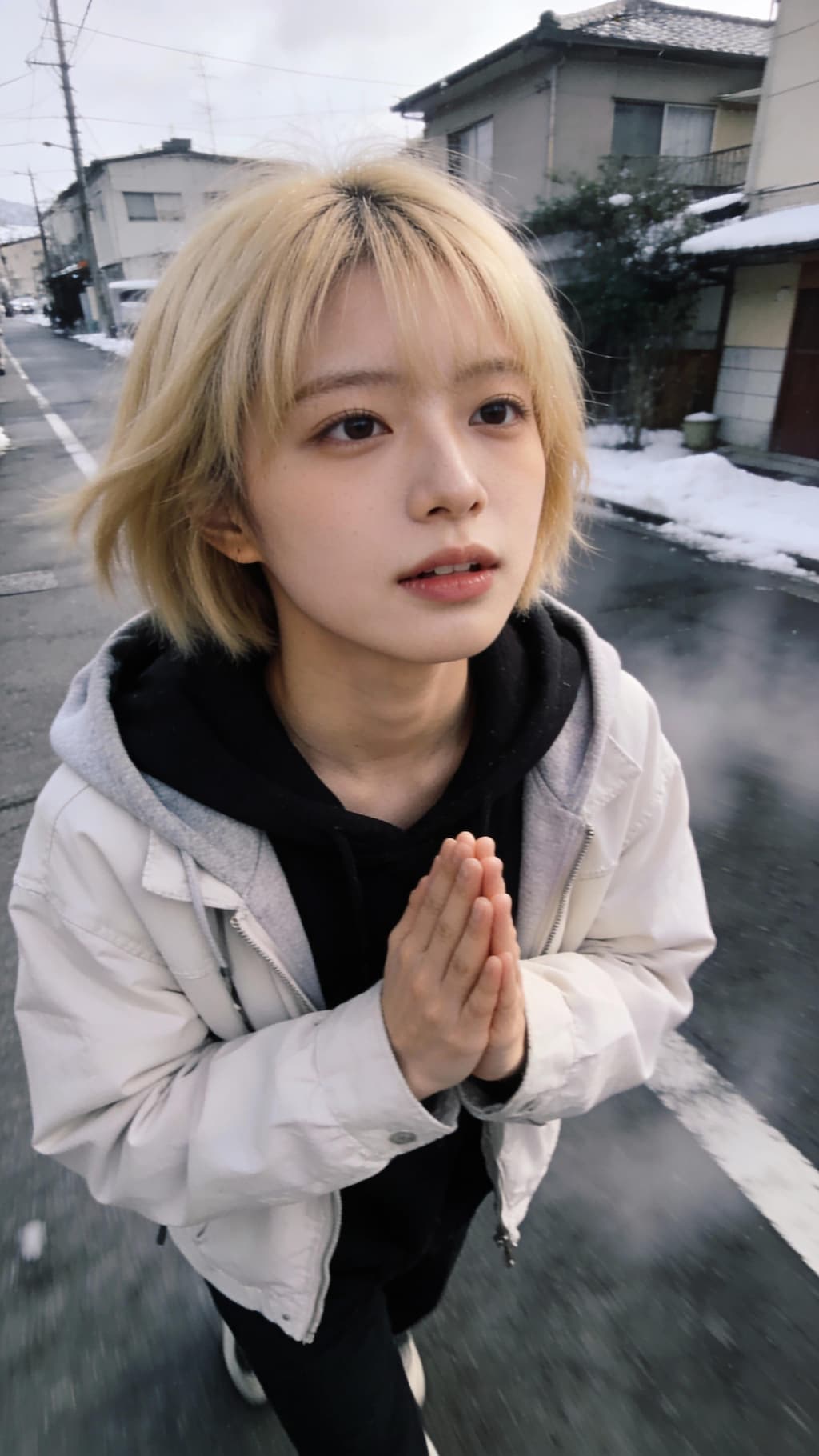 Silent Prayer in the Blue Hour