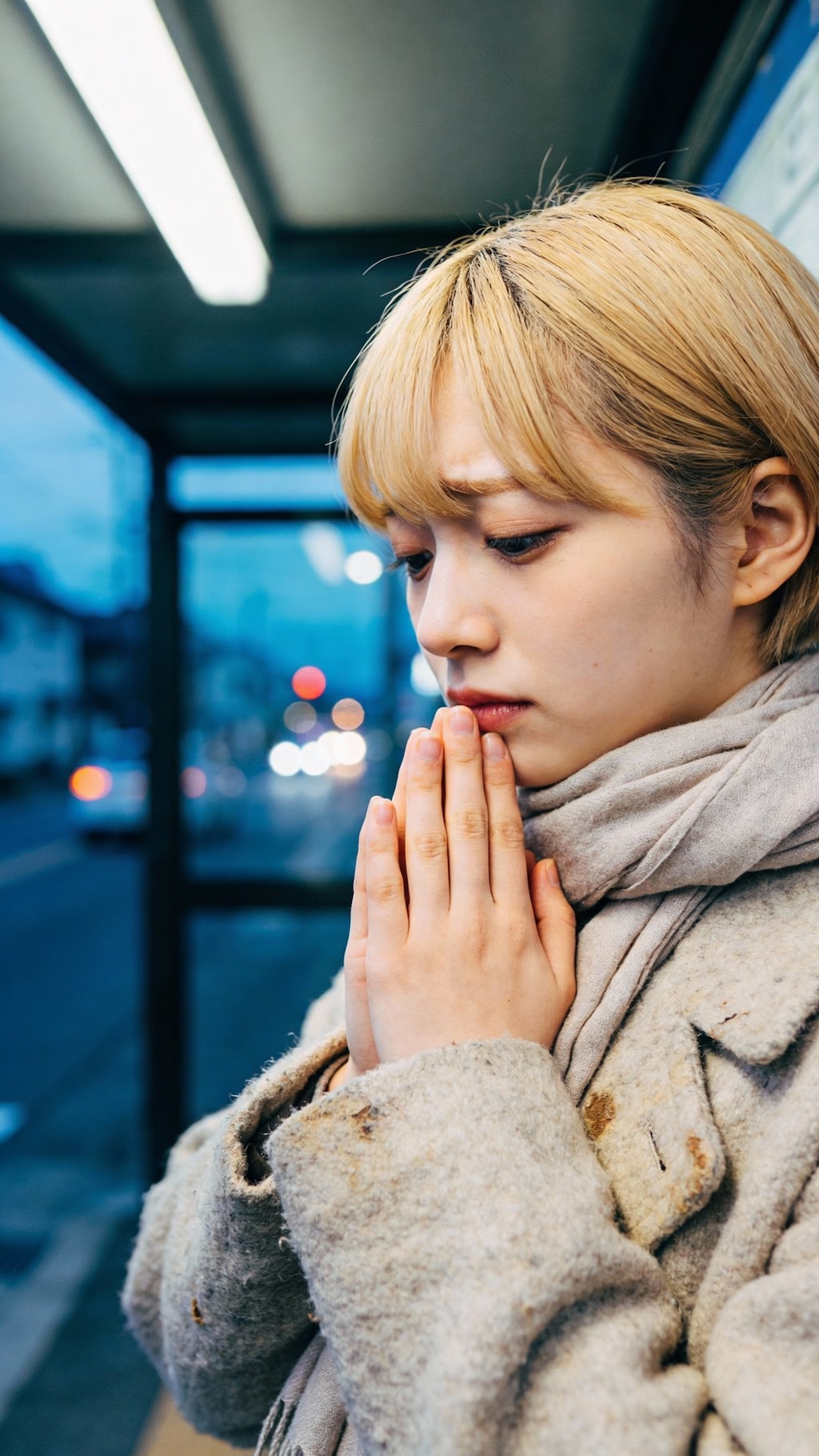 Silent Prayer in the Blue Hour