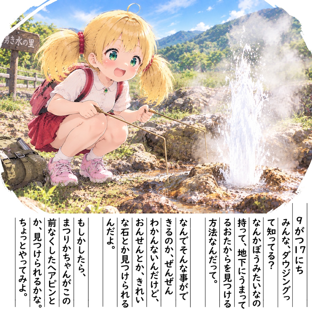 【絵日記】ダウジングって言うんだって