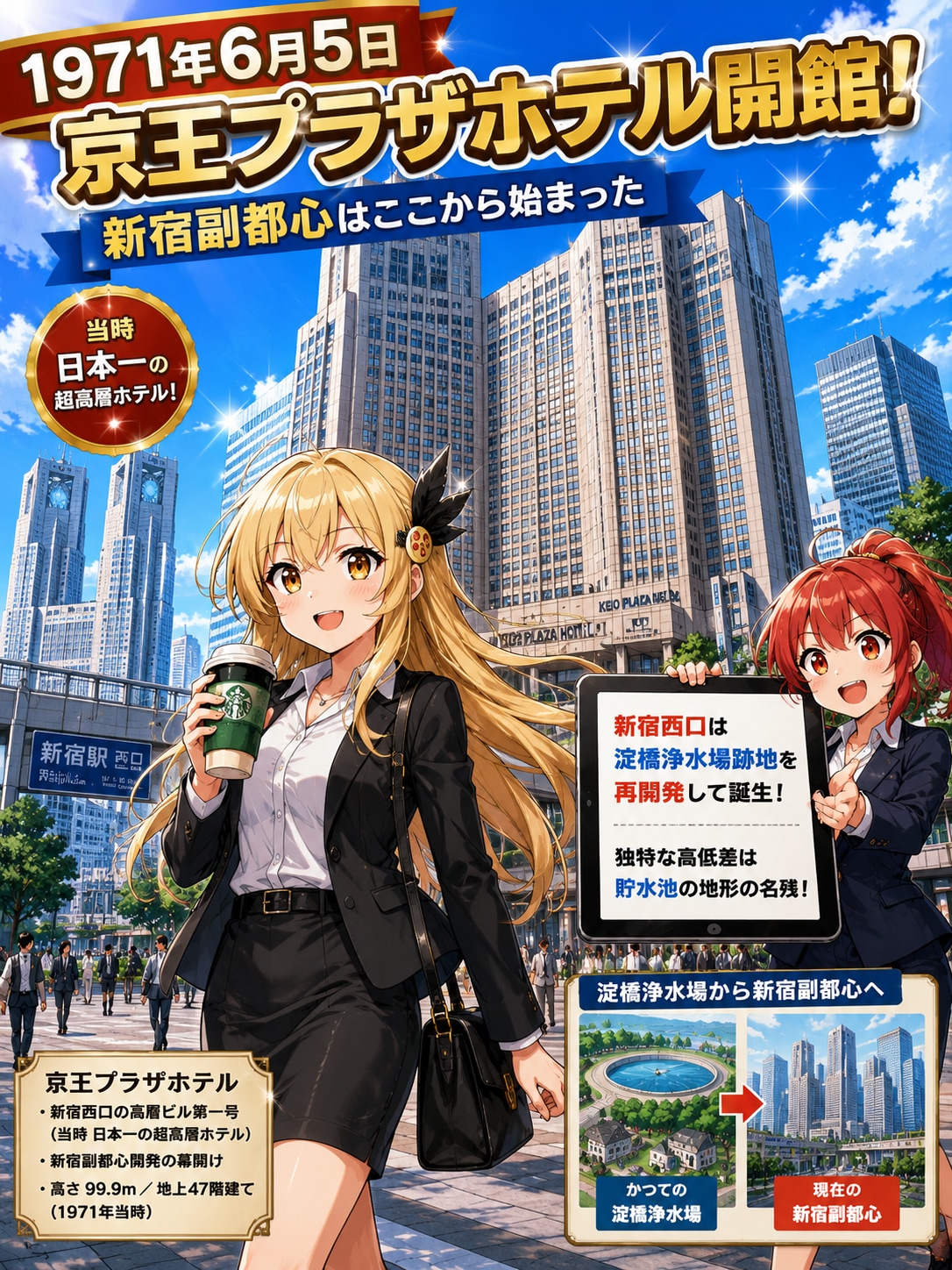 6日5日は新宿西口に初の高層ビルが建った日