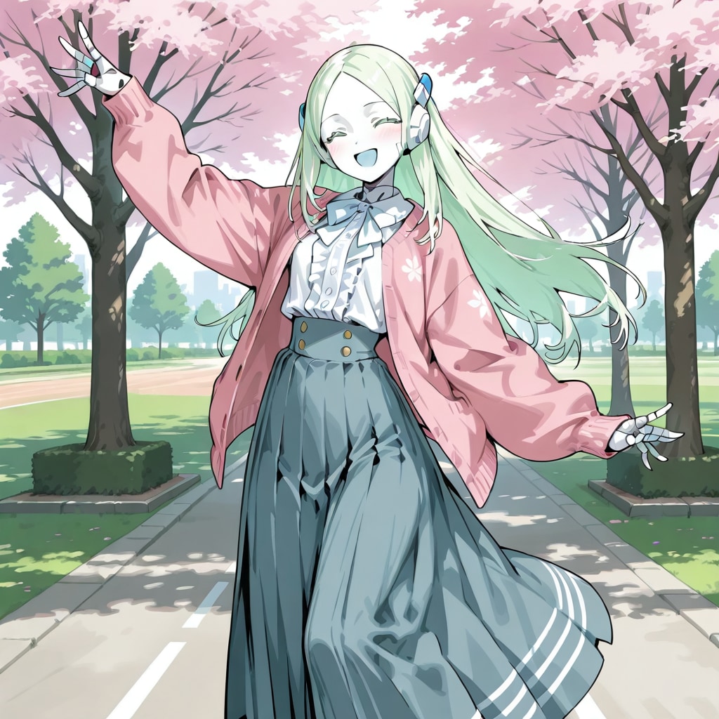 陽気なアンドロイドちゃん | の人気AIイラスト・グラビア