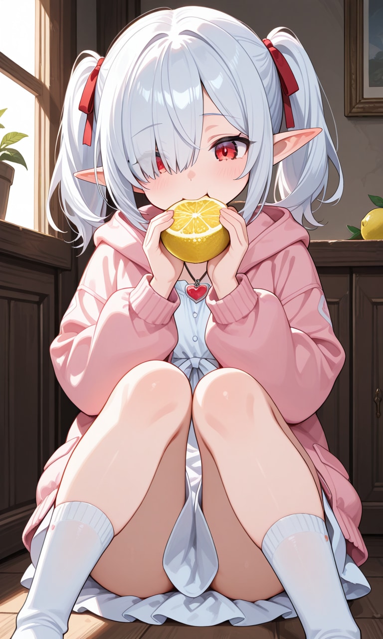 レモンは酸っぱいぞ！を知らないシロネさん | の人気AIイラスト・グラビア