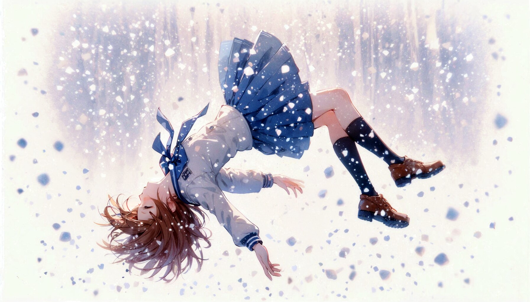 雪と少女59 | の人気AIイラスト・グラビア