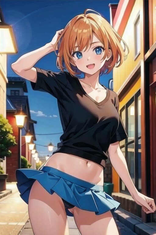 「じゃ、また明日な❗」と振り向きざまにスカートひらりしたボーイッシュな君の名を僕はまだ知らない💧