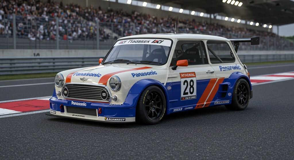 Panasonicミニクーパーレーシングカー