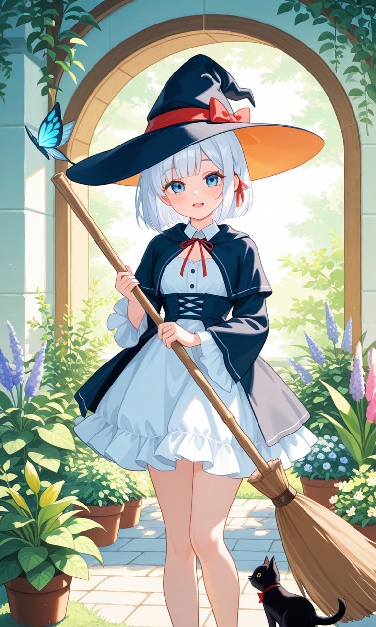 魔法でガーデニング