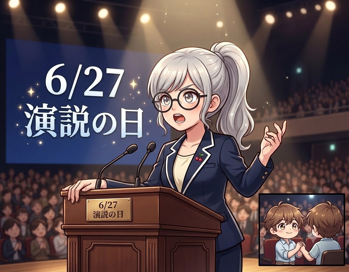 今日は「演説の日」