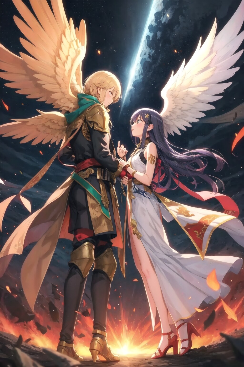 天と地の戦い | の人気AIイラスト・グラビア