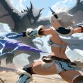 翼竜を討伐するハンター様 7枚目