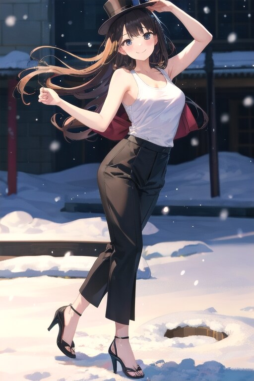 かっこかわいいダンサー白鳥英美梨　さっぽろ雪まつりで、ダンス！