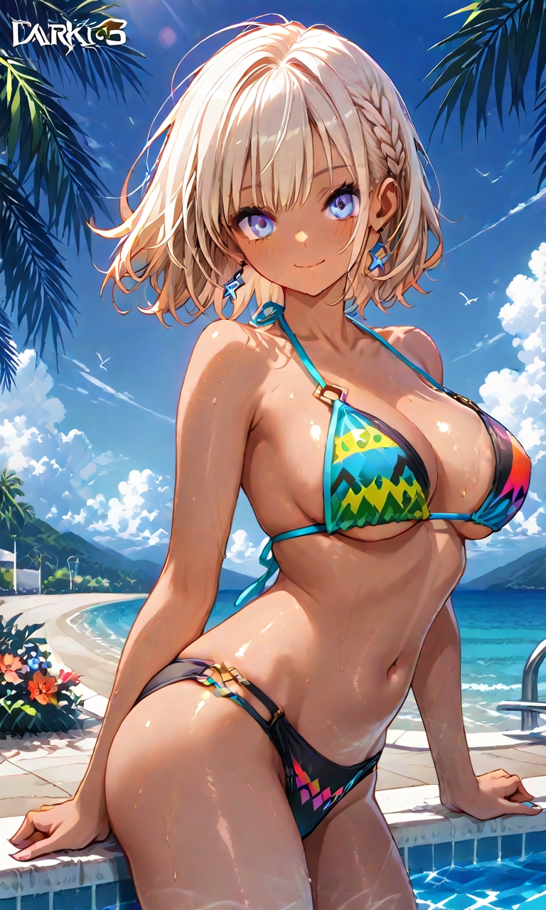 褐色ビキニギャル59