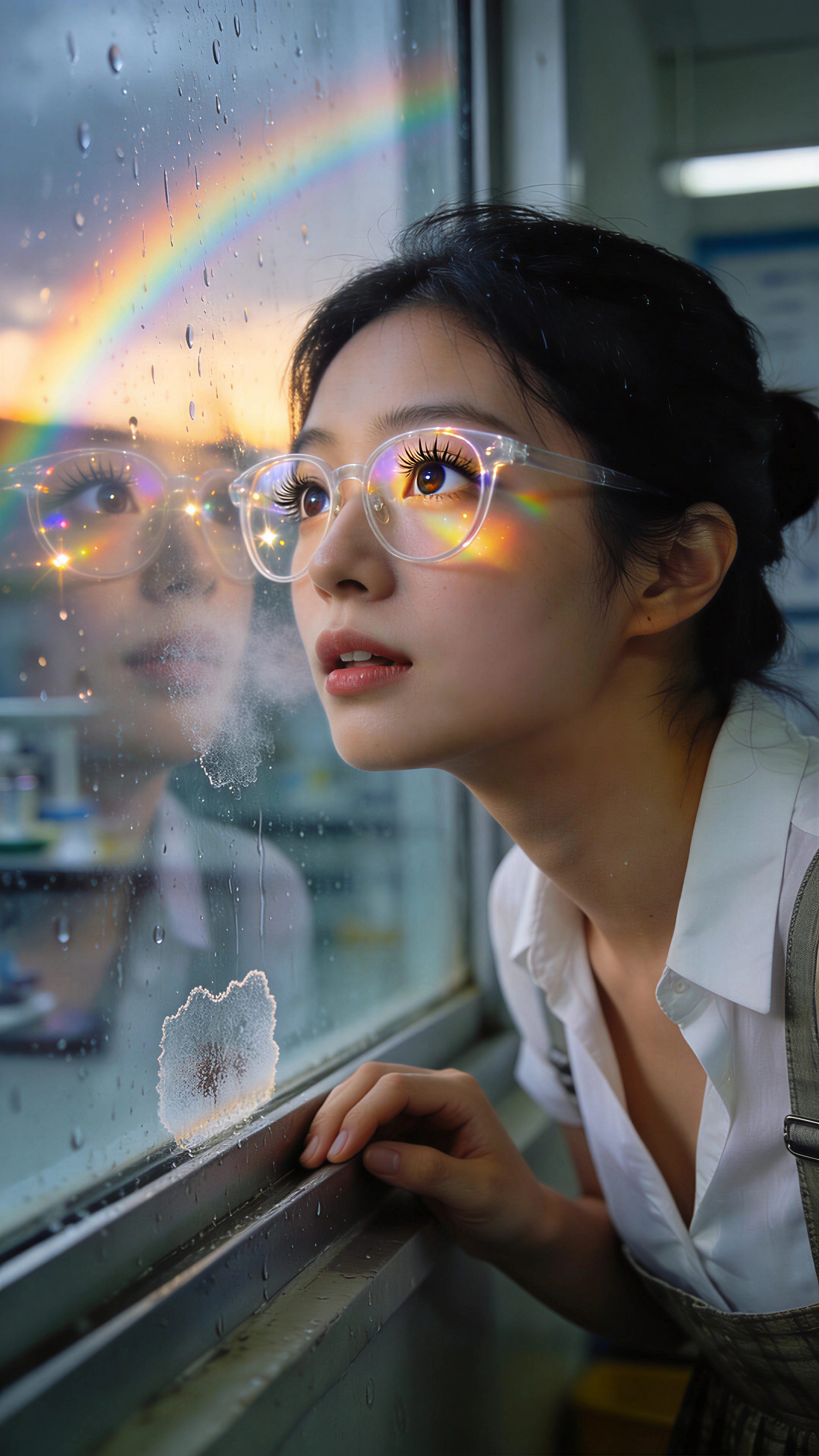 A Rainbow Through the Glass | の人気AIイラスト・グラビア