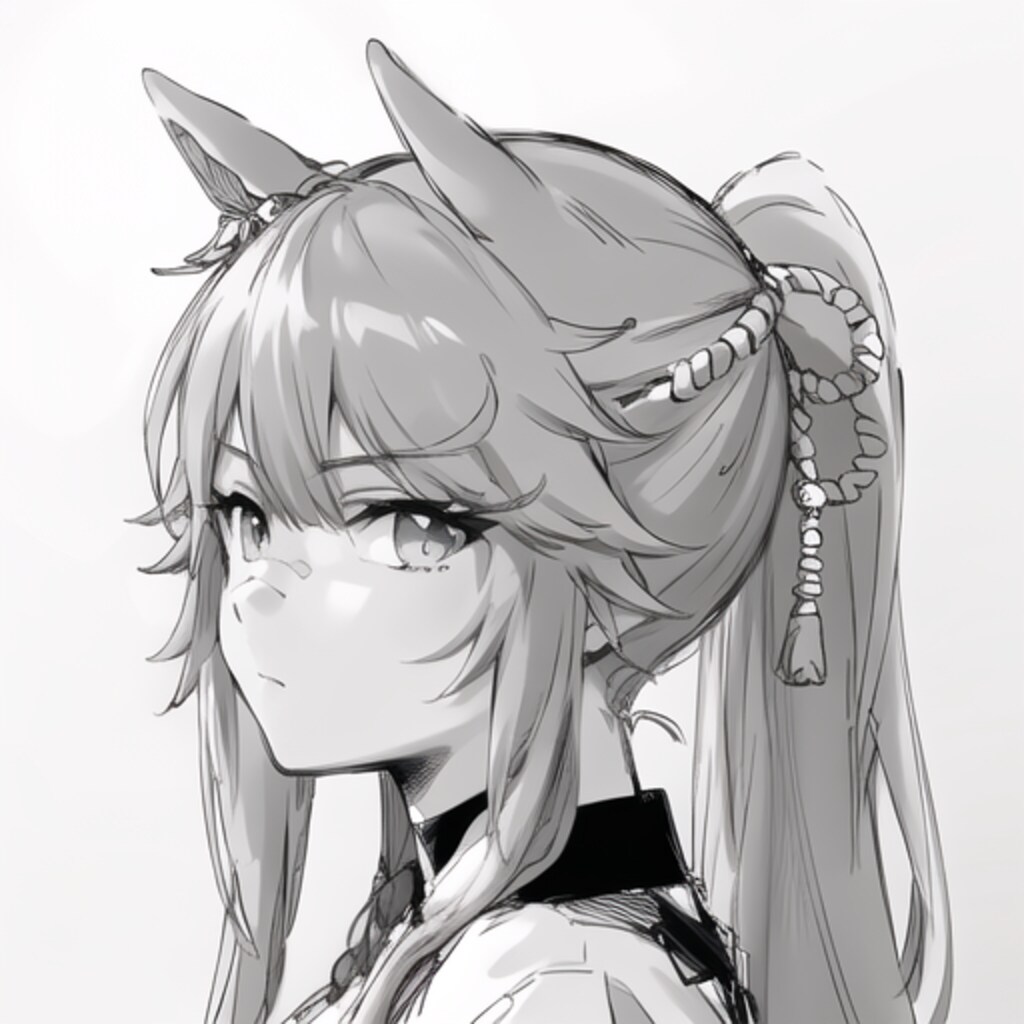 ナリタブライアン　素描風