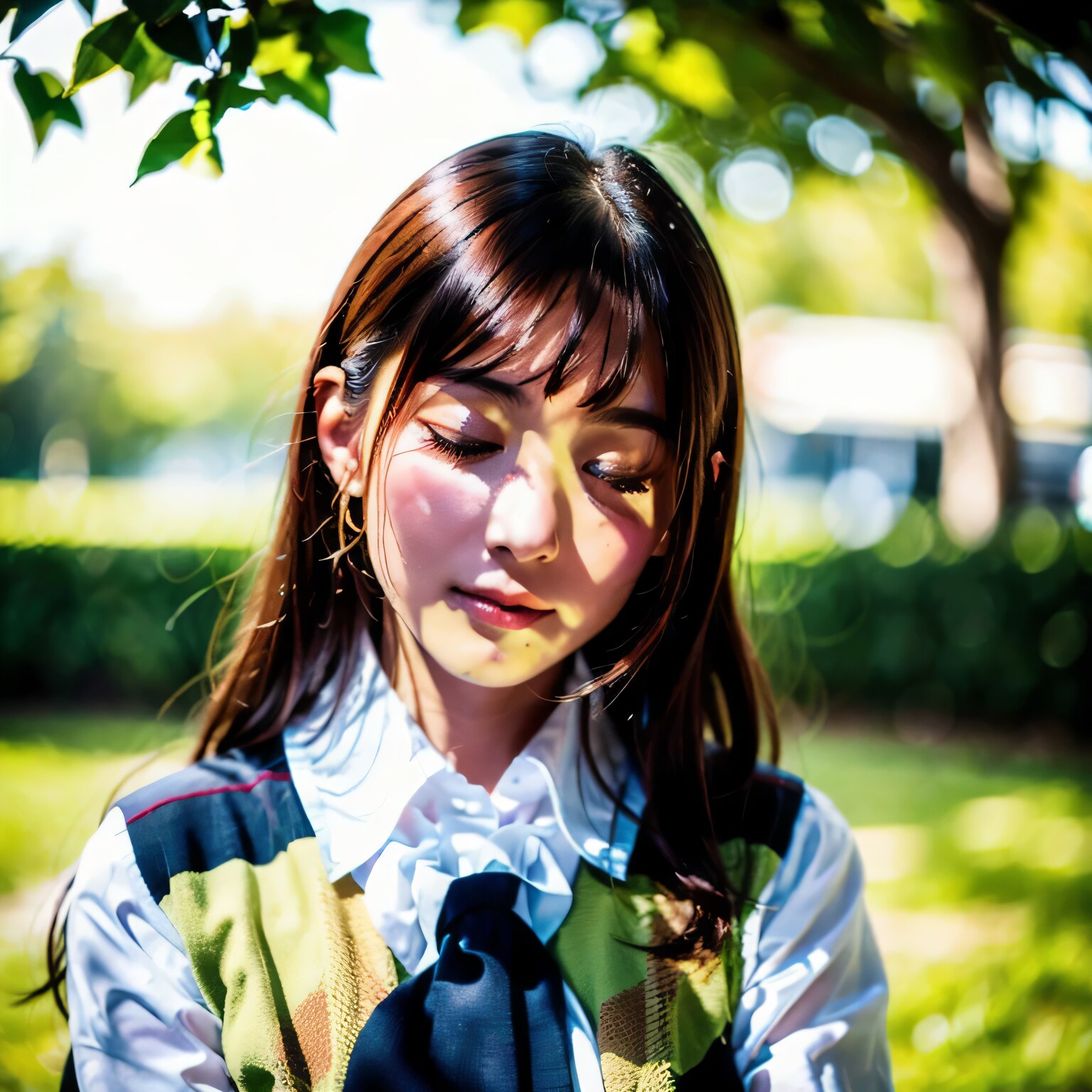 黒髪ロングでセーターの美女１８ | の人気AIイラスト・グラビア