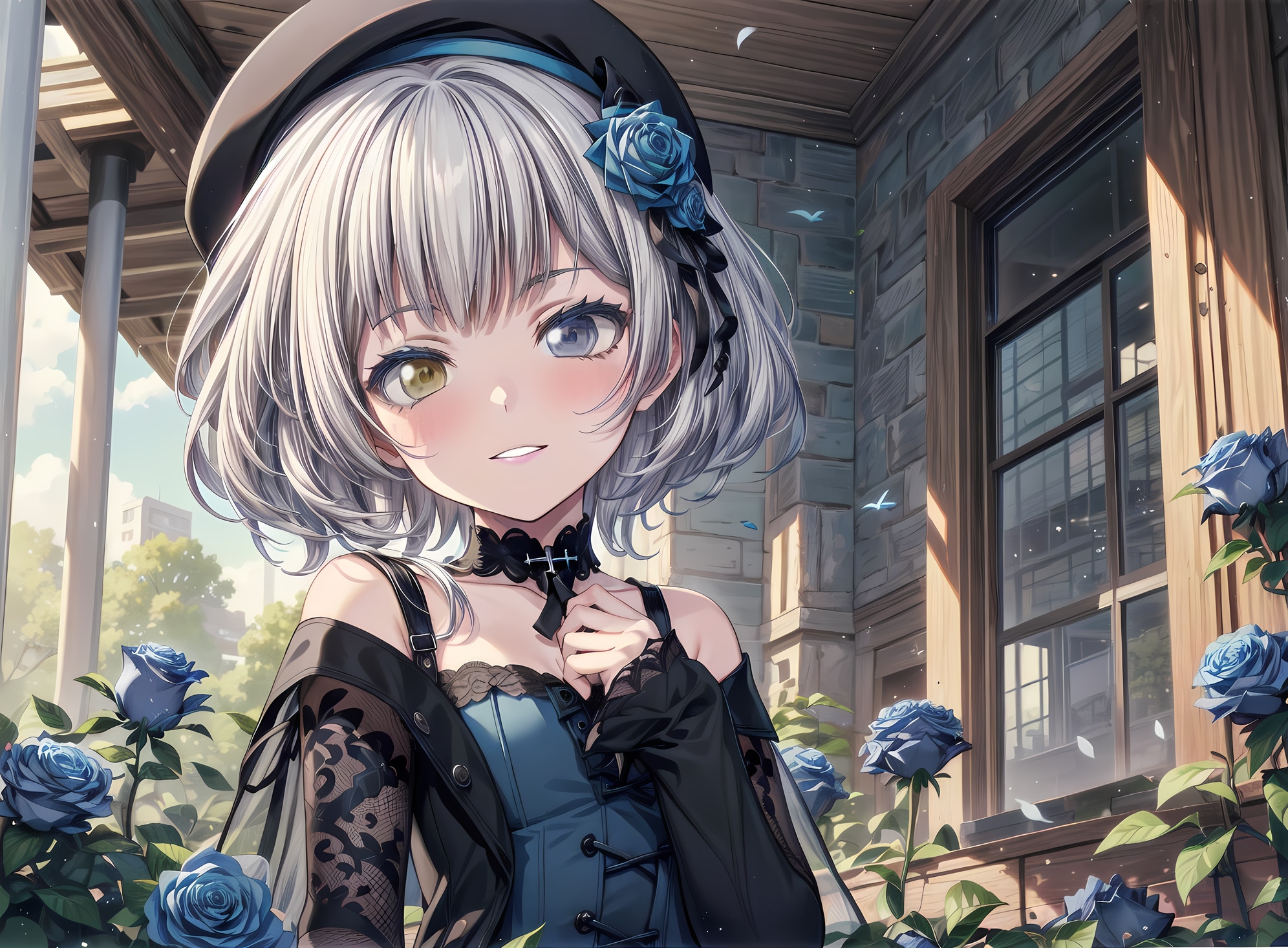 青薔薇