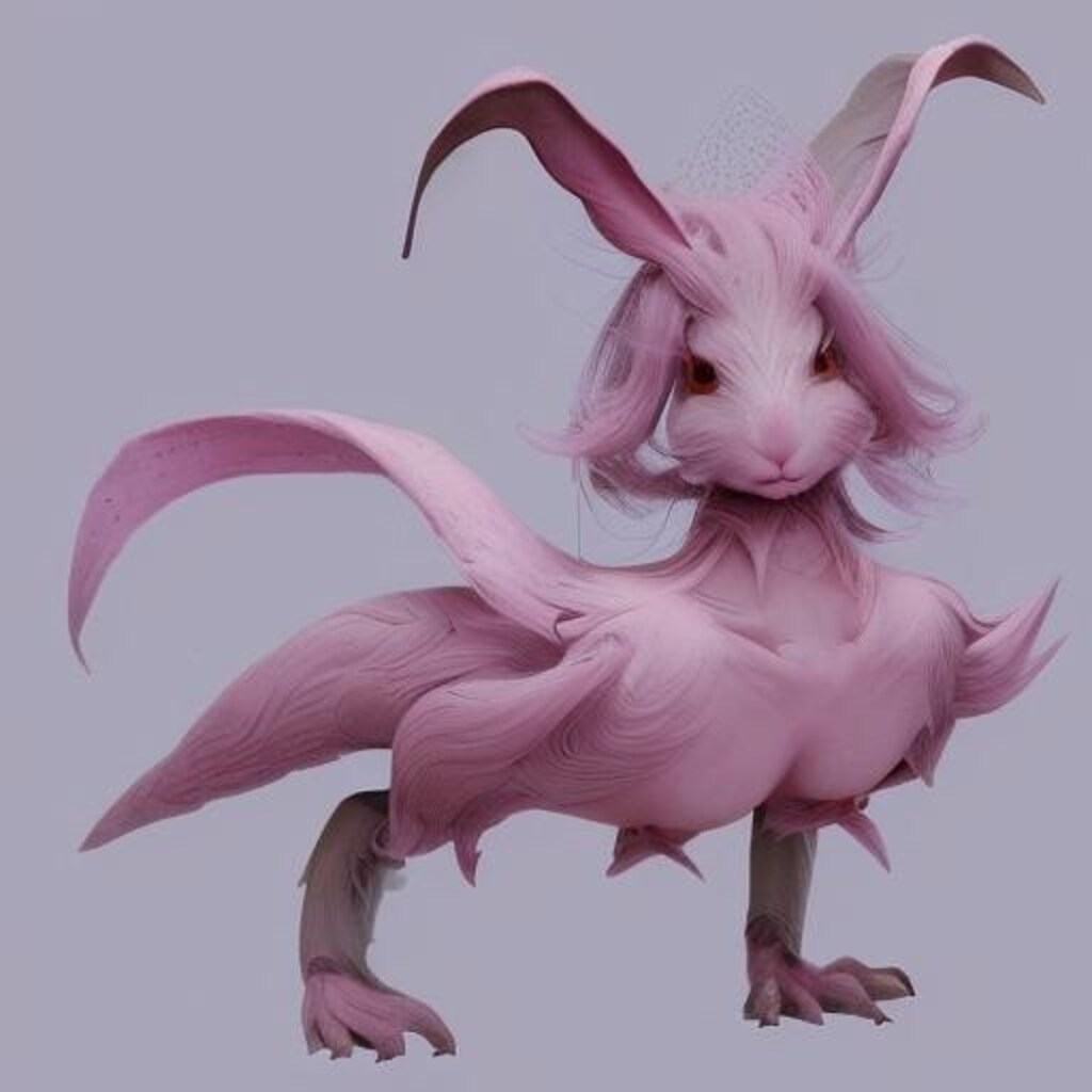 🐰と🐦を混ぜてみた