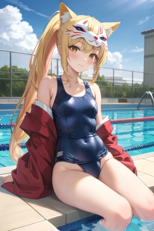 お面が同化した！どうかしてるぜ