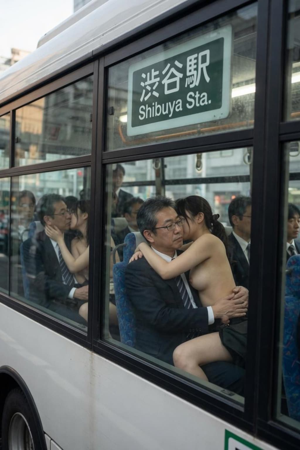 痴女が乗ってくるバス