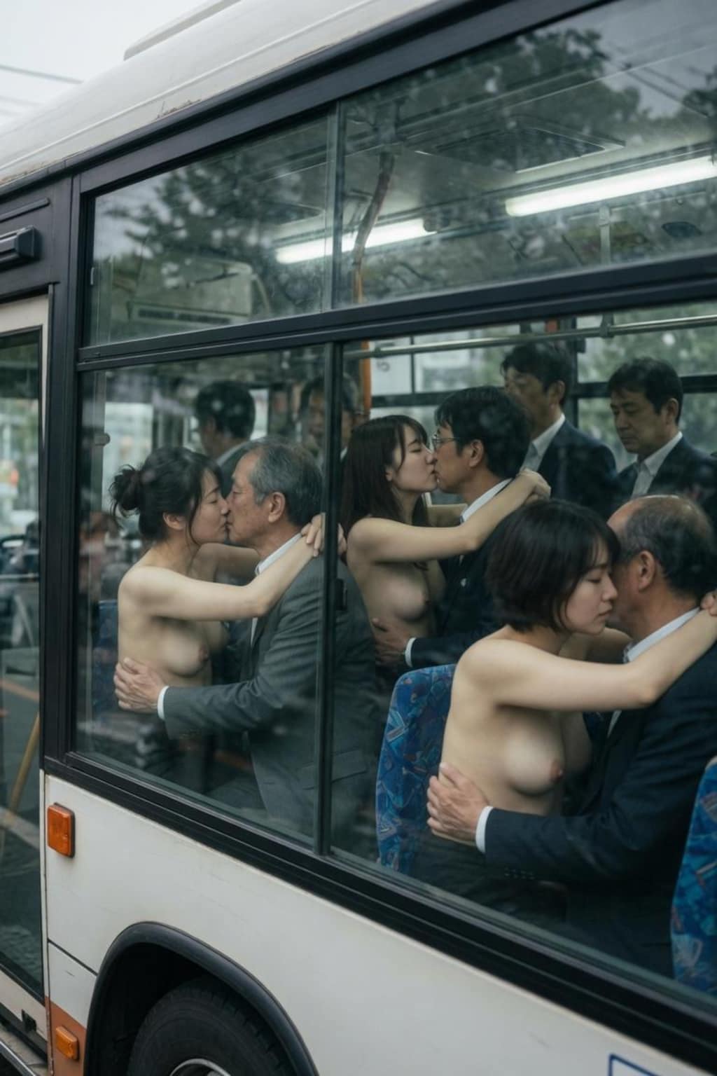 痴女が乗ってくるバス