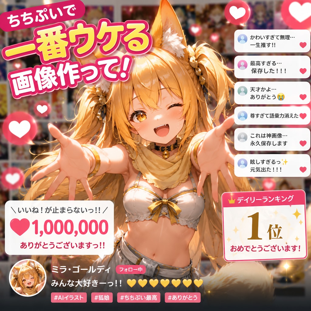 ChatGPTに「ちちぷいで一番ウケる画像作って」って頼んだ結果。