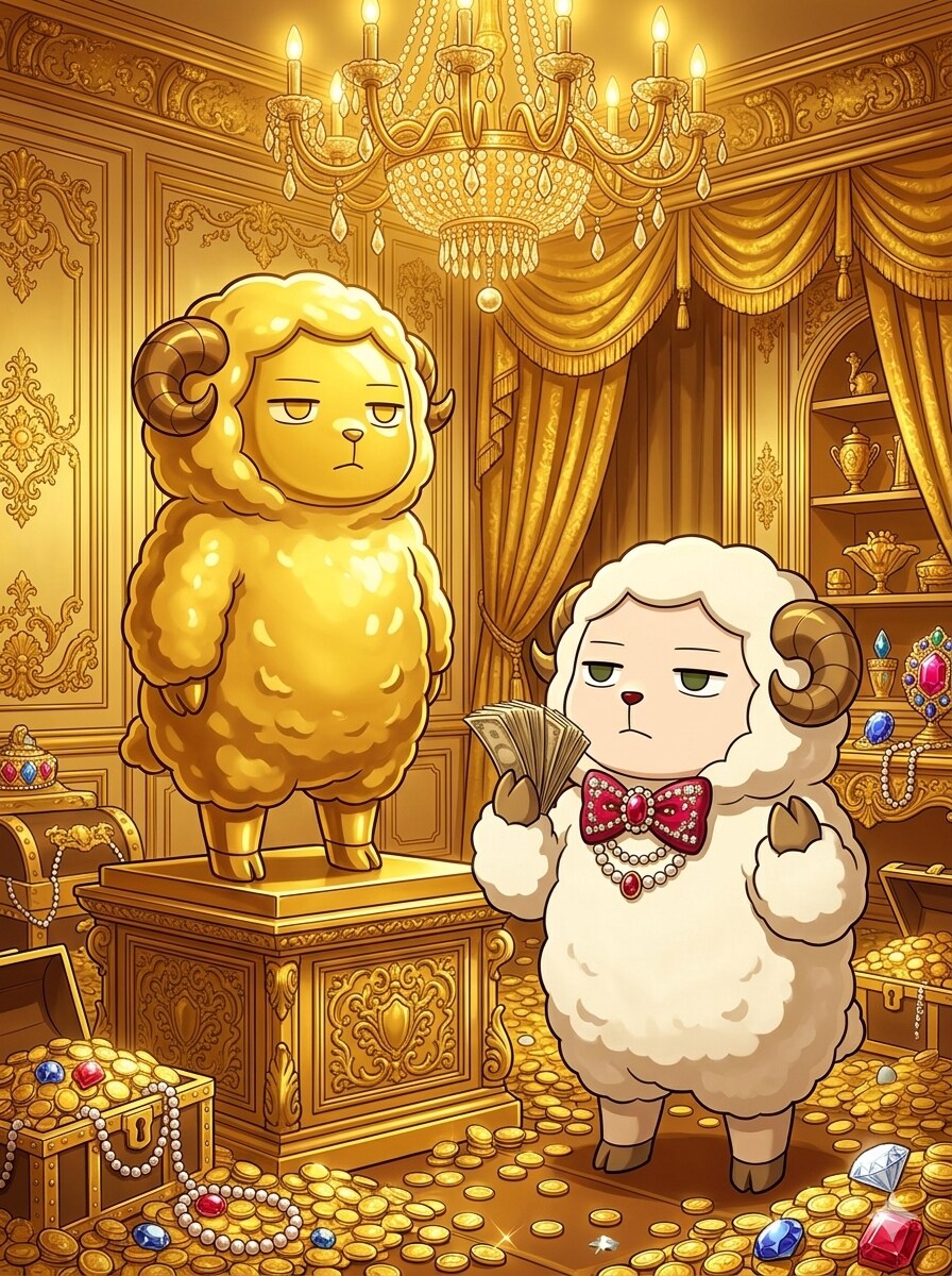 富豪のヒツジ💴💰💎