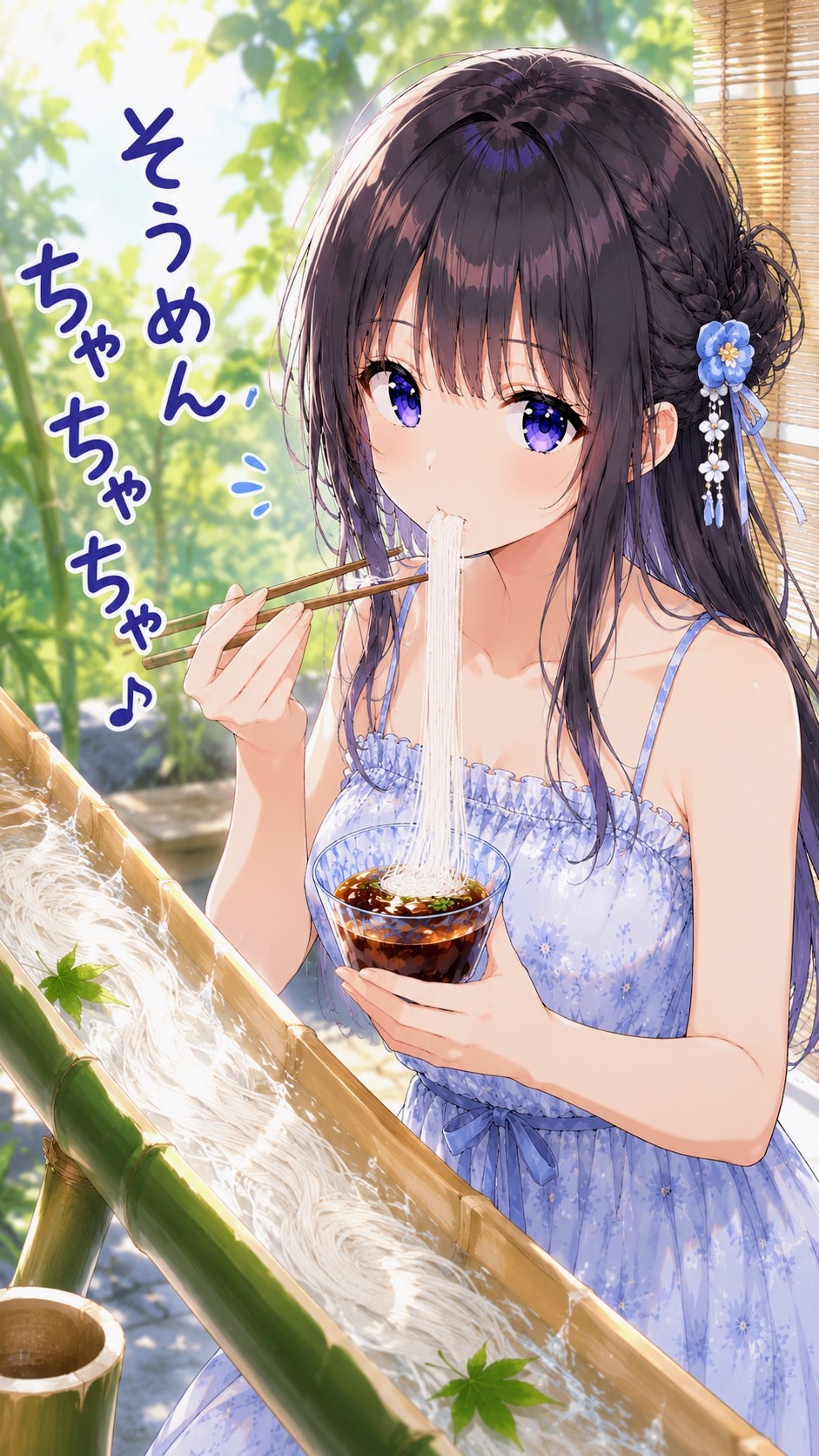 そうめんちゃちゃちゃ♪お姉やん