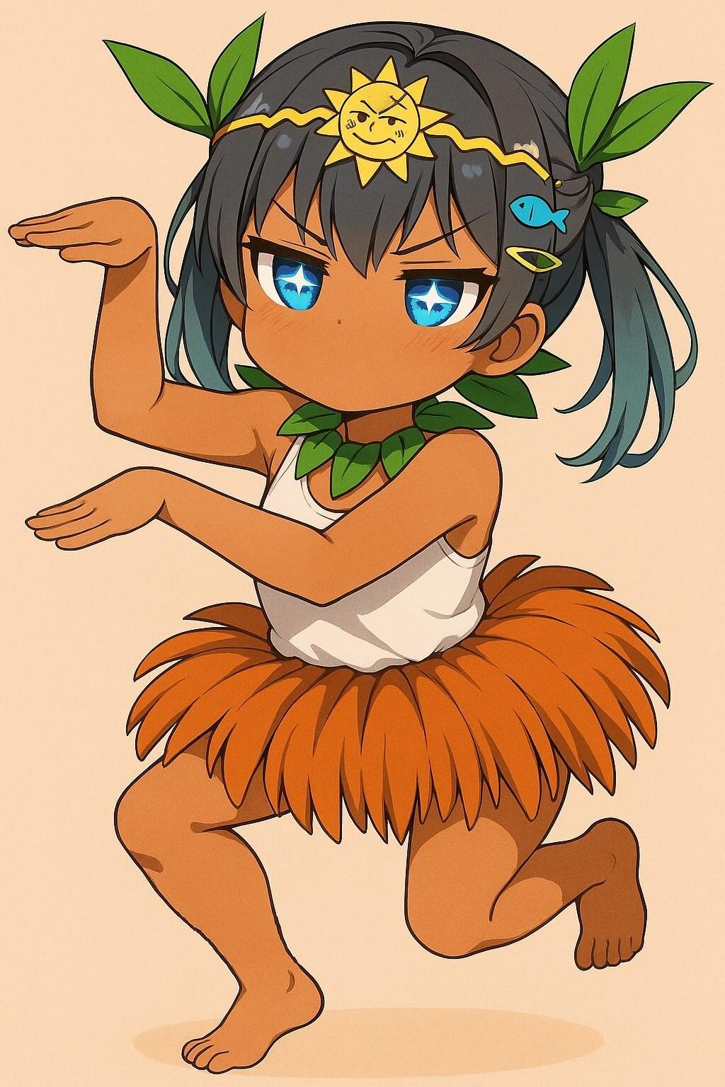 キタキタ踊りのこなつちゃん