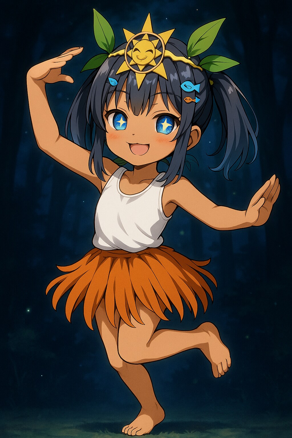 キタキタ踊りのこなつちゃん