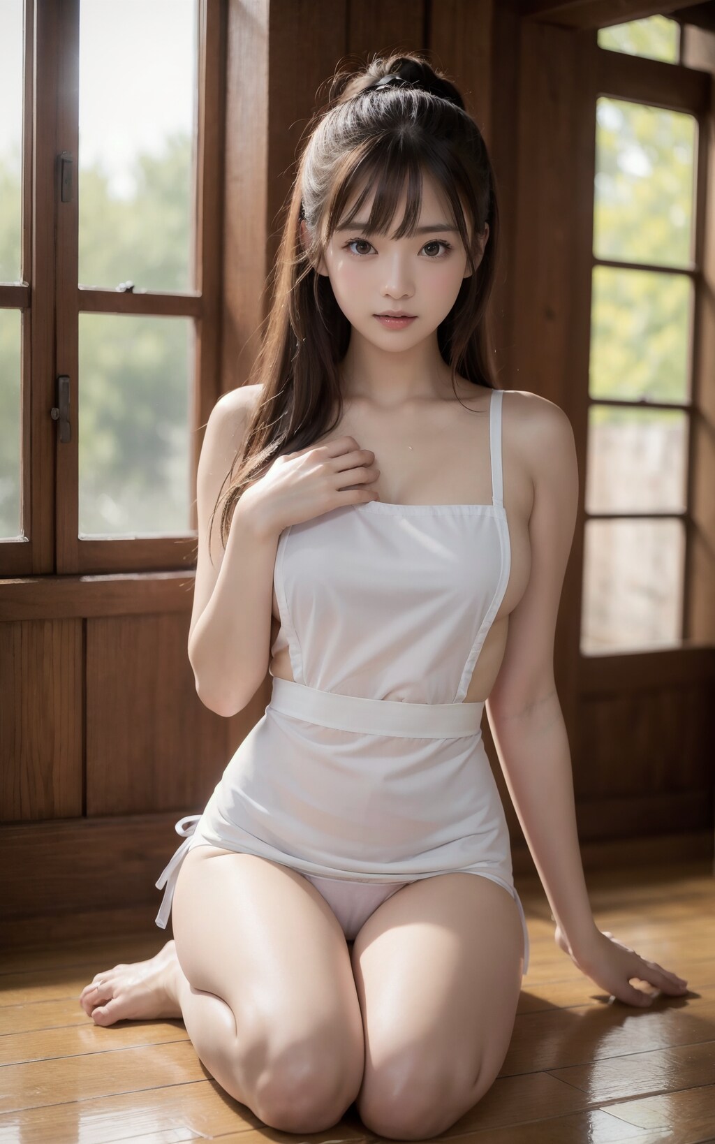裸エプロン-8