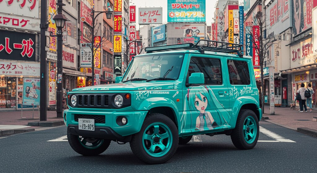 初音ミク痛車ジムニー