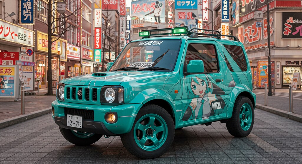初音ミク痛車ジムニー