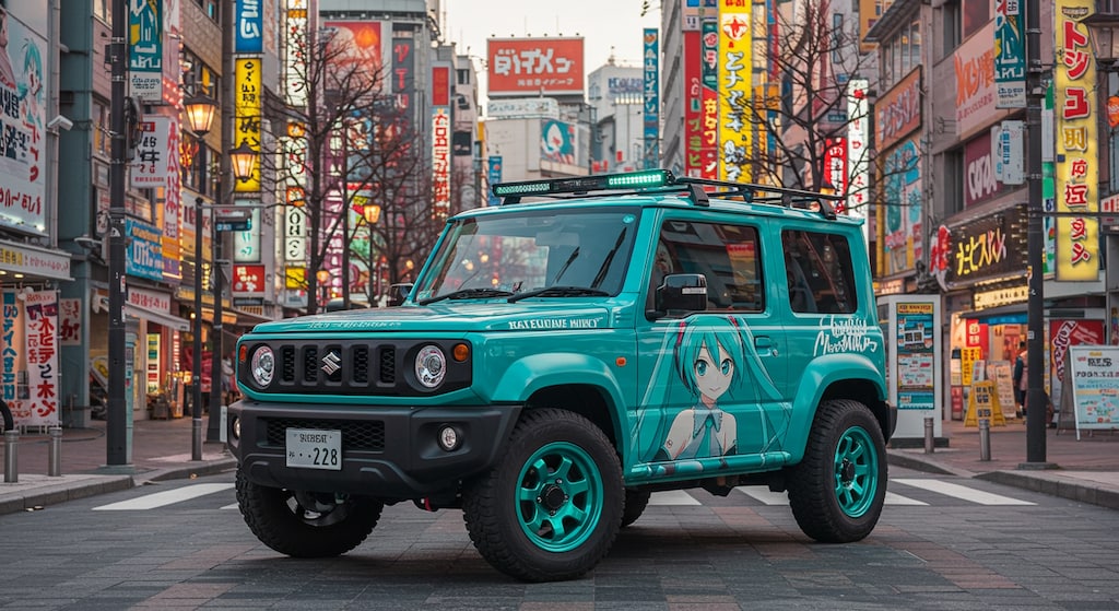 初音ミク痛車ジムニー