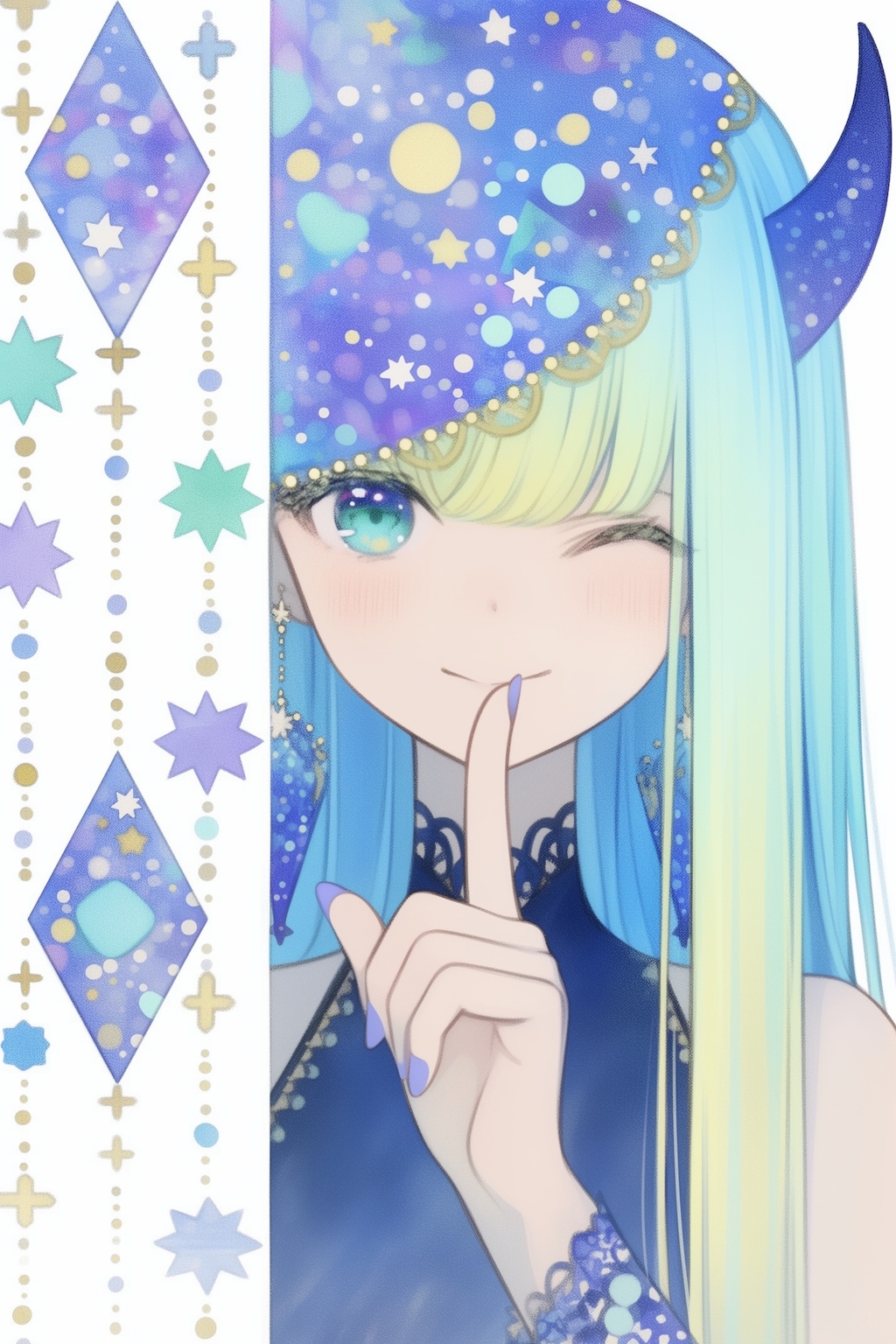 図形と花と悪魔っ娘