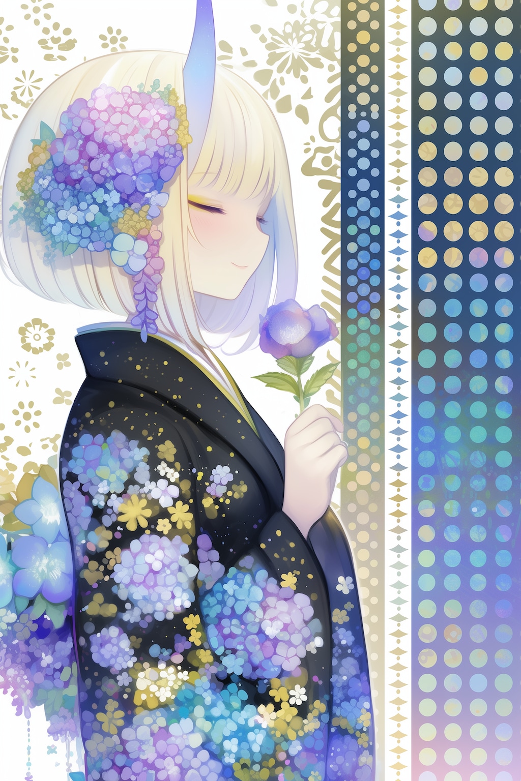 図形と花と悪魔っ娘