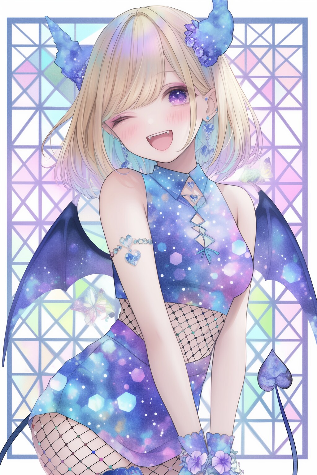 図形と花と悪魔っ娘