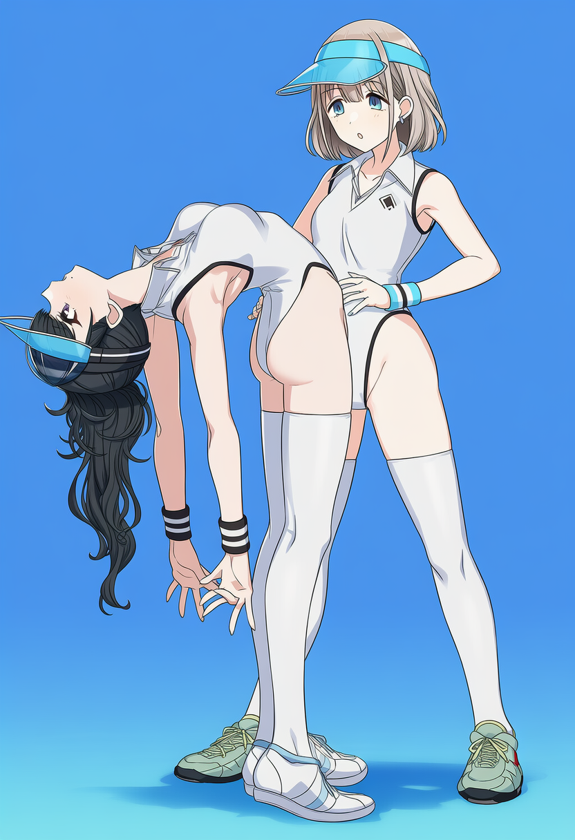 レオタード　後ろ反り58