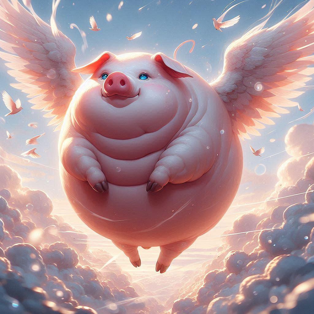 飛べない豚？知らねーよ(̂•͈🐽•͈⑅﻿)̂ ୭*ﾟ{ | の人気AIイラスト・グラビア