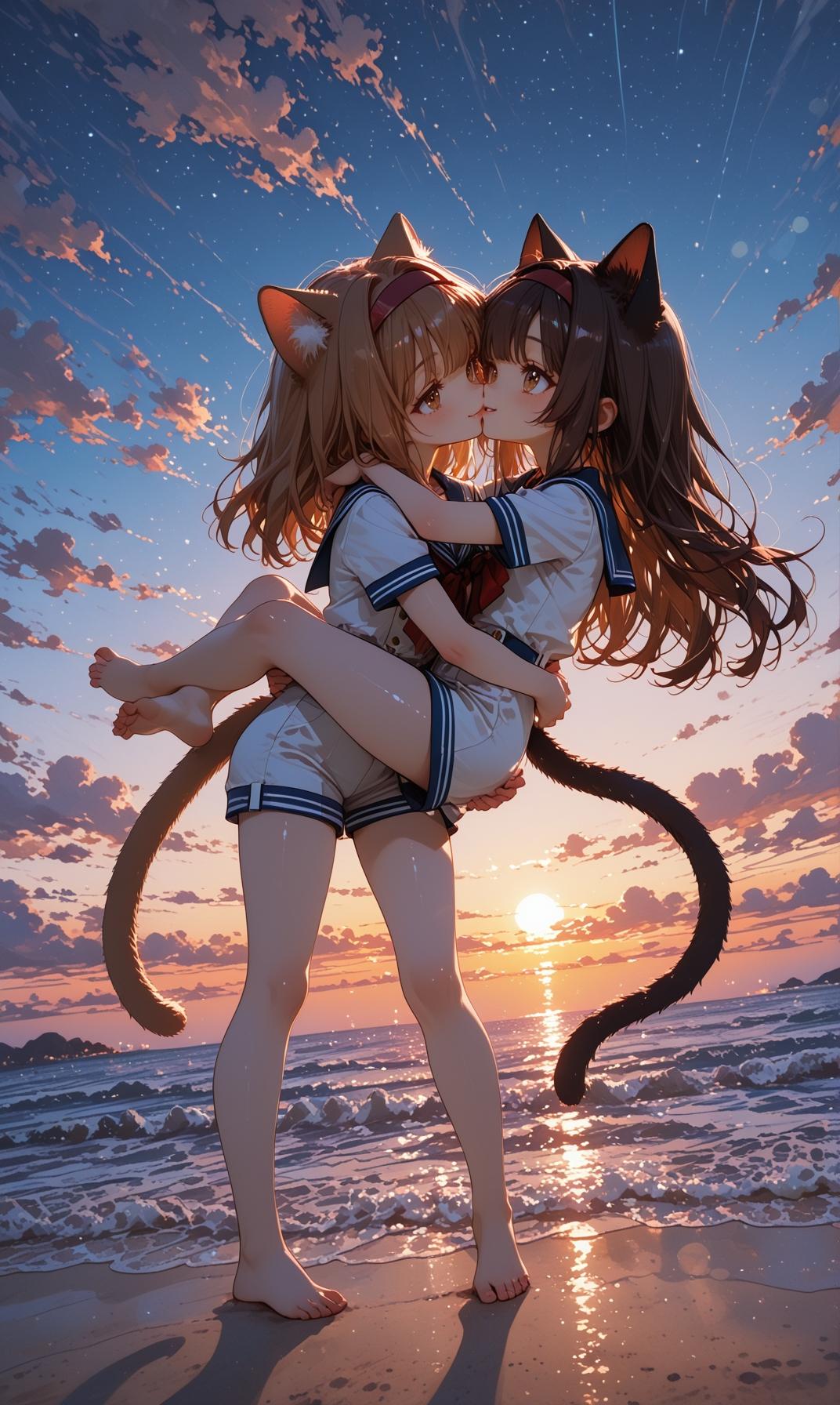 PIXAIのyuri(ちょっぴり刺激強め)